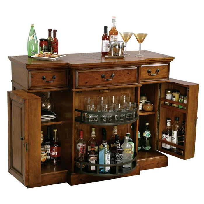 "rustic home bar cabinets"